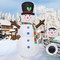 GOOSH 5 FT Inflatable Outdoor Christmas Snowman with Branch Hand